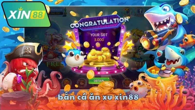 Bắn cá ăn xu XIN88 hấp dẫn người chơi 1 ban-ca-an-xu-xin88