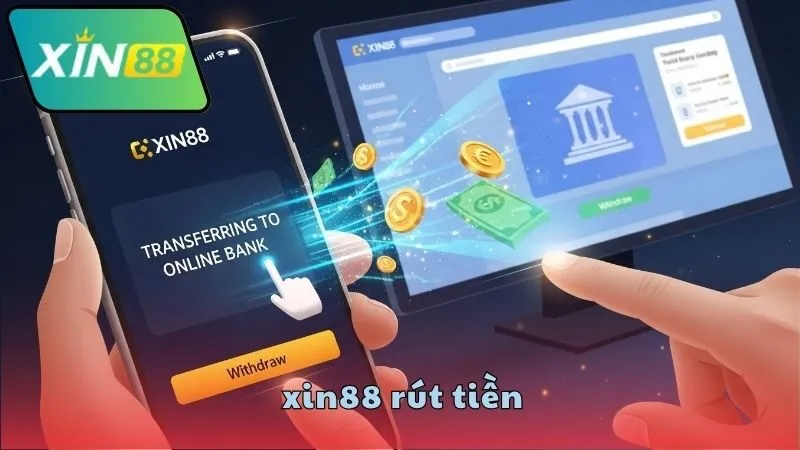 XIN88 rút tiền siêu nhanh không lỗi phát sinh 1 Cách XIN88 rút tiền đúng chuẩn